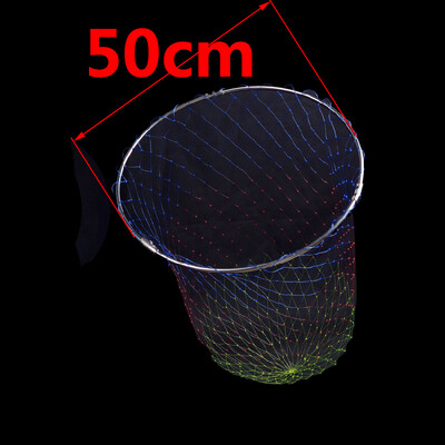 40cm50cm 60cm PE najlonske ribarske mreže Ribolovni pribor Sklopiva mreža u obliku romba Sklopiva mreža za uranjanje Sve za proizvode za ribolov