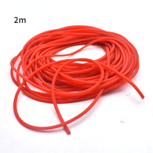 2 mm puna gumena struna za pecanje, elastična traka za pecanje, 2-12 m, elastična teniska praćka, vezana struna, uže za pecanje