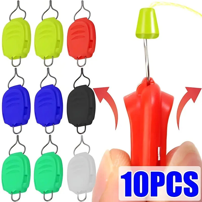 10Pcs/lot Nosač strune za pecanje Kopča Čep Stezaljka za držač za kolut za bacanje mamaca Pribor za pecariju Pribor za pecariju