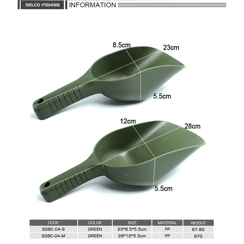 1 ks hádzacia lyžica na návnadu, lopatka na návnadu na kapry, nástroj na kŕmenie častíc, bonito, rybárska návnada na kapor, odlievacia lopatka na spomb