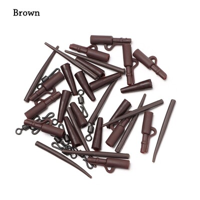 40 komada pribora za pecanje šarana, kopča za olovu, brza izmjena, okretni rep, gumeni rukavi protiv zapetljanja, oprema za šarana, grubi ribolovni pribor