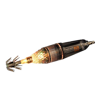 LED mamac za ribolov lignji Vodootporni mamac za privlačenje sipa Svjetlosni mamac Dvostruka udica Lampa za noćni ribolov Udica za slatku morsku vodu