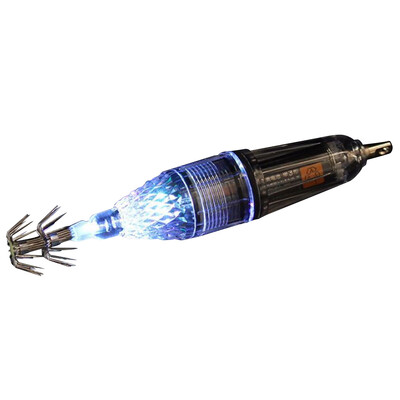 LED mamac za ribolov lignji Vodootporni mamac za privlačenje sipa Svjetlosni mamac Dvostruka udica Lampa za noćni ribolov Udica za slatku morsku vodu