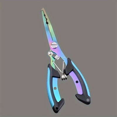 1 kom višenamjenskih ribarskih kliješta, rezač strune od nehrđajućeg čelika, prijenosni otvarač za prsten, alat za pecanje