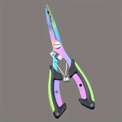 1 kom višenamjenskih ribarskih kliješta, rezač strune od nehrđajućeg čelika, prijenosni otvarač za prsten, alat za pecanje