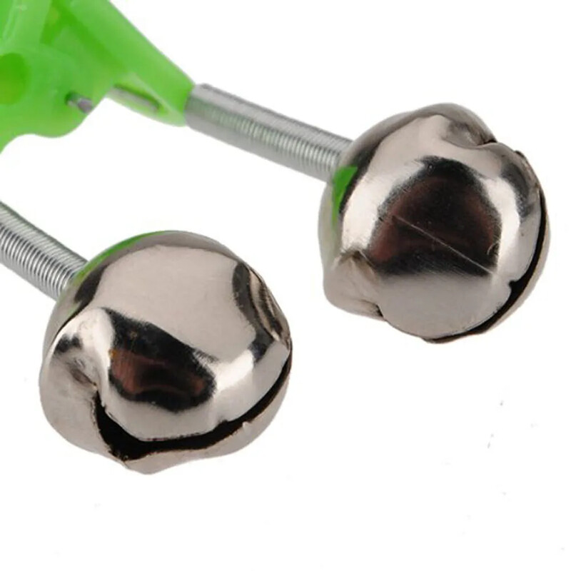 10 ks LED nočný rybársky prút Bite Bait Alarm Svetlo Dvojité zvončeky Klip Alerter Morský rybolov Praktické nástroje Preferenčná cena