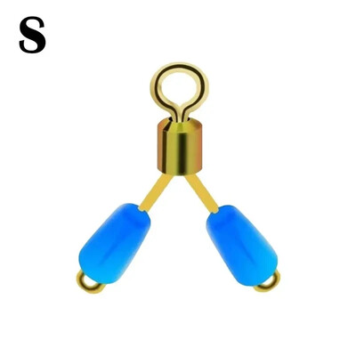 10kom Okretni prsten u obliku slova Y za svemirski grah Dvostruke udice Konop za pecanje Kontaktor Pribor za ribolov Ribolovni alati