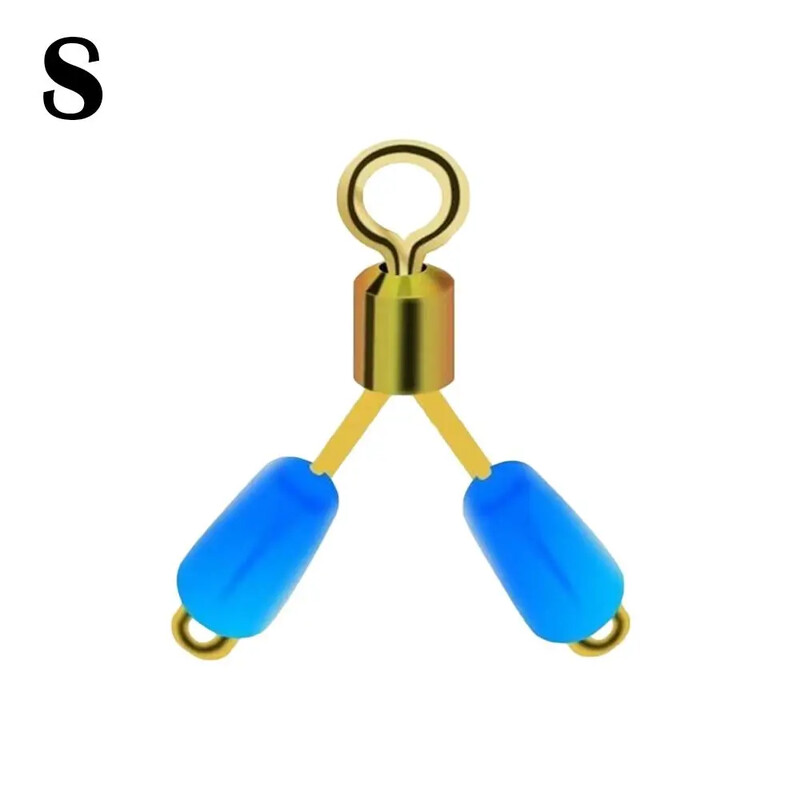 10kom Okretni prsten u obliku slova Y za svemirski grah Dvostruke udice Konop za pecanje Kontaktor Pribor za ribolov Ribolovni alati