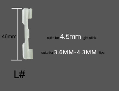 Suport pentru undiță luminos, 8 buc, NOU Suport pentru undiță de pescuit de noapte, Suport pentru lumină, Clip folosit la undița pentru bățul de lumină chimică J308