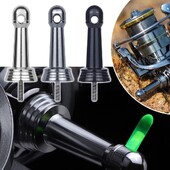 Rela za pecanje od aluminijske legure Stalak za ravnotežu Lagana stabilizirajuća rola s ručkom za ravnotežu s rupom za vješanje