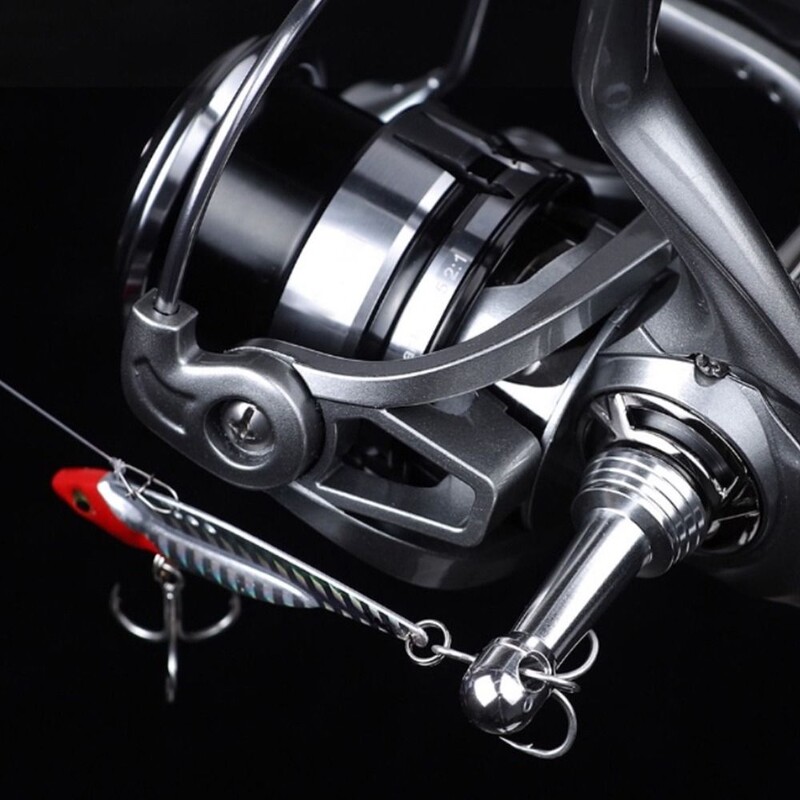 Rela za pecanje od aluminijske legure Stalak za ravnotežu Lagana stabilizirajuća rola s ručkom za ravnotežu s rupom za vješanje