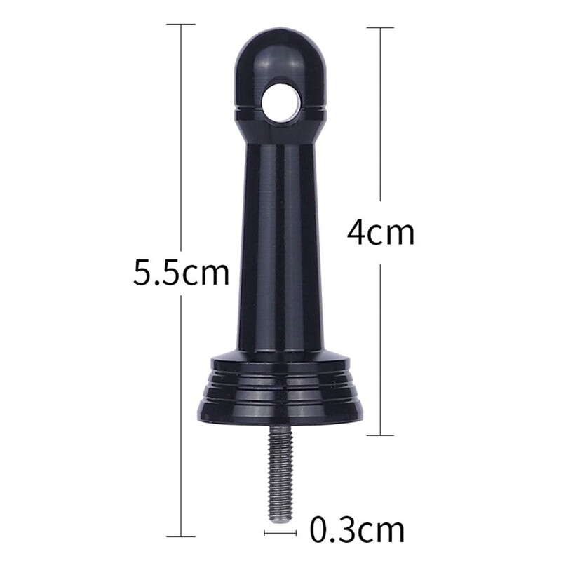 Rela za pecanje od aluminijske legure Stalak za ravnotežu Lagana stabilizirajuća rola s ručkom za ravnotežu s rupom za vješanje