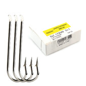 FISH KING 100 de bucăți 1799N cârlige de pescuit din oțel cu conținut ridicat de carbon plat 1 #-10 # accesorii de pescuit cârlig rotund îndoit ghimpat