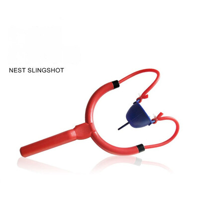 Slingshot Nest Device Masalo tiekimo įtaisas Slingshot Shot Karpių žvejybos masalo mėtiklis Žvejybos reikmenų įrankiai