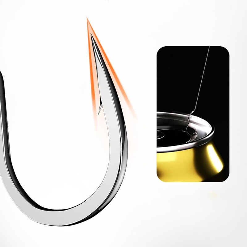 12 kom/pakiranje s okom, automatska preklopna udica za sportove na otvorenom, protuklizna, oštra bodljikava udica za ribolov, pribor za ribolov od visokougljičnog čelika