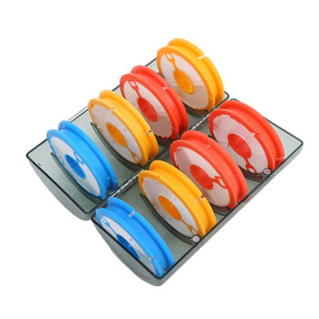 Rainbow Fishing Main Line Box Winding Board Υψηλής ποιότητας Fishing Box Fishing Tools 6-10 Spindle Silicone Main Spool