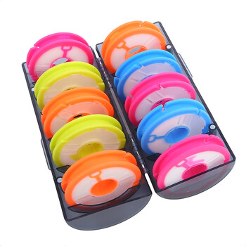 Rainbow Fishing Main Line Box Winding Board Υψηλής ποιότητας Fishing Box Fishing Tools 6-10 Spindle Silicone Main Spool