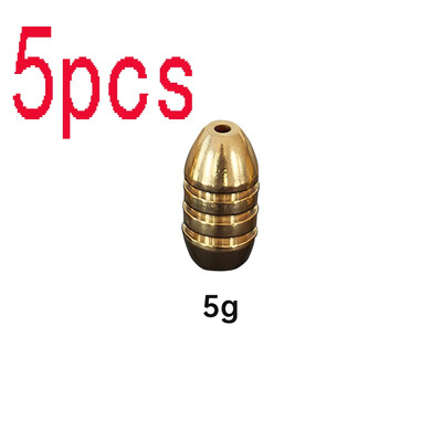 5 komada mjedenih utega utega 1,8 g 3,5 g 5 g 7 g 10 g mesinganih utega utega bez olova Utezi za Texas Rig