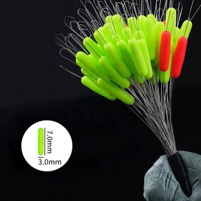 70 ks gumených silikónových vesmírnych fazúľ, muškárskych kaprov, čiernych gumených oválnych zátok, rybárskych plavákov, nástrojov na ovládanie plaváka