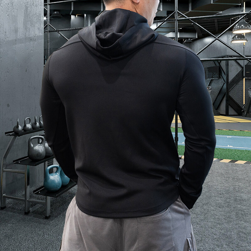 Visokokvalitetne sportske majice s kapuljačom za muškarce Fitness Jakna vrhunske marke Teretana Trčanje Jogging Sportska odjeća Debeli kaput čuva toplinu i otporan na vjetar 26