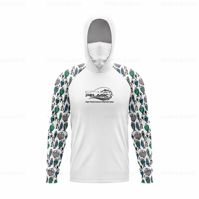 pelaginiai įrankiai Vyriški gaubtai Žvejybos marškinėliai ilgomis rankovėmis Žvejybos apranga žvejybos marškinėliai UV apsauga žvejybos marškinėliai Žvejybos drabužiai