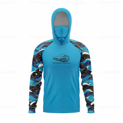 pelaginiai įrankiai Vyriški gaubtai Žvejybos marškinėliai ilgomis rankovėmis Žvejybos apranga žvejybos marškinėliai UV apsauga žvejybos marškinėliai Žvejybos drabužiai