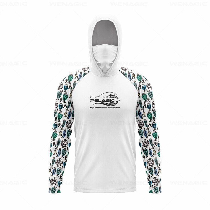 pelaginiai įrankiai Vyriški gaubtai Žvejybos marškinėliai ilgomis rankovėmis Žvejybos apranga žvejybos marškinėliai UV apsauga žvejybos marškinėliai Žvejybos drabužiai