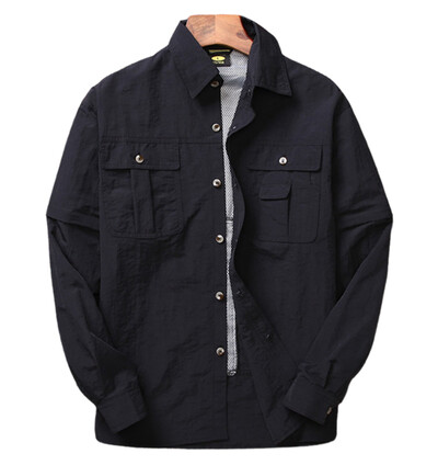 TRVLWEGO vasaras vīrietis makšķerēšanai pārgājieniem āra ātri žūstošs krekls elpojošs un pret UV stariem vīriešu ātri žūstošs kempinga saules aizsardzības krekls Āzijas