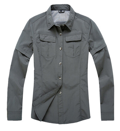 Majica za kampiranje, planinarenje, ženska ljetna, brza sušeća majica, kratkih rukava, penjanje, planinarenje, planinarenje, bluza s više džepova