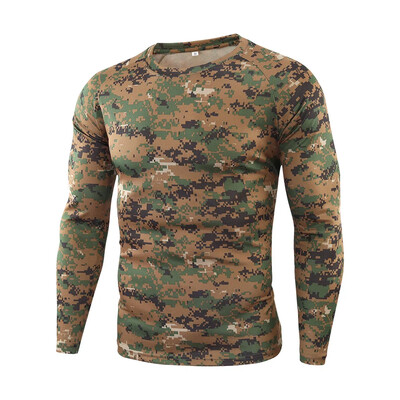 Muška ljetna, ležerna, s okruglim izrezom, dugim rukavima, trčanje na otvorenom, fitnes, penjanje, biciklizam, prozračna sportska majica, novi model