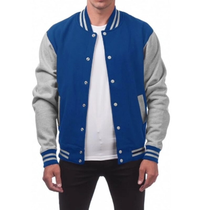 2024 m. Nauja, madinga vilna, laisvalaikio beisbolo uniforma, medvilnė, surišta įprastomis šonkaulių rankovėmis Firminiai drabužiai, vyriška striukė