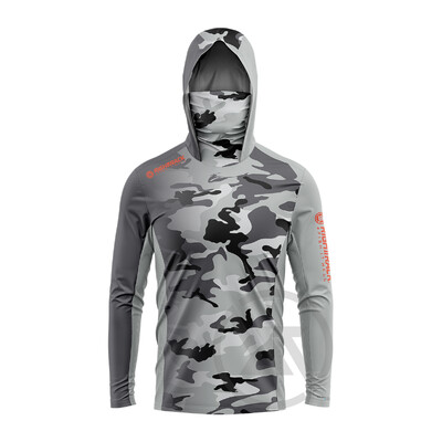 Fluor Camo maska Hoodies Majice prikladne za ribolov Lov Penjanje Kampiranje Planinarenje Zaštita od sunca na otvorenom Prozračna odjeća