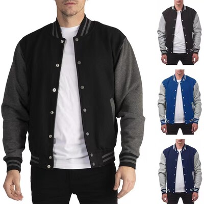 Άνοιξη και φθινόπωρο 2024 Νέα ανδρικά ρούχα City Outdoor Sports Casual Jacket Simple Loosrge Sports Jacket S-3XL