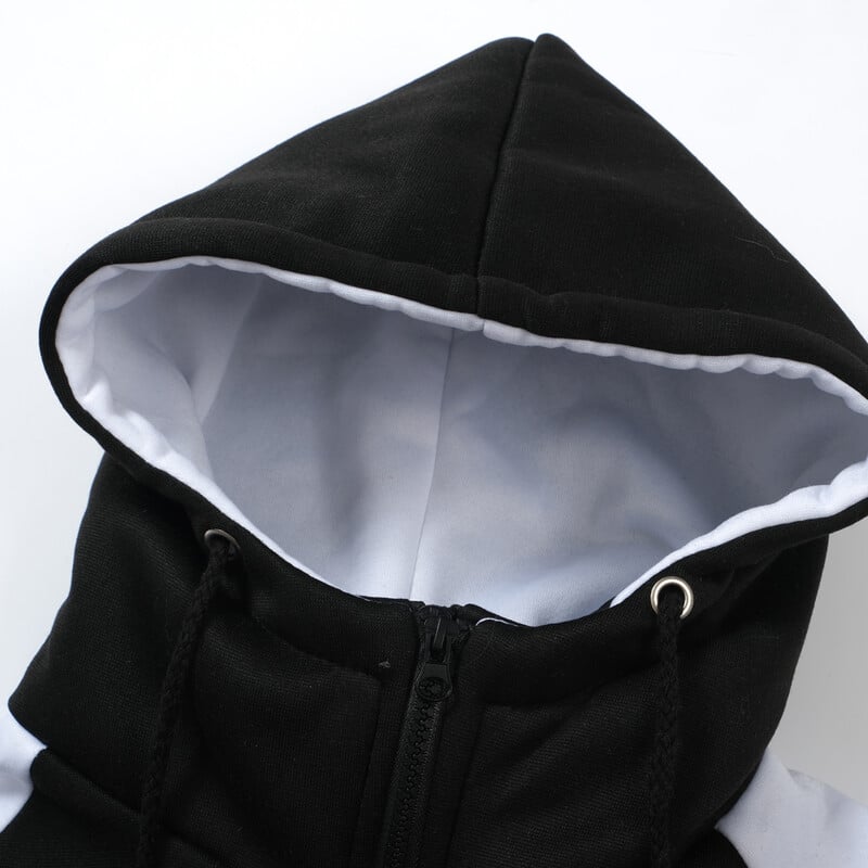 Muški zimski topli kaput Trčanje u teretani Ležerna majica s kapuljačom na patentni zatvarač Flis Vježbanje Skijanje Sportska odjeća Jakna s kapuljačom Sportska