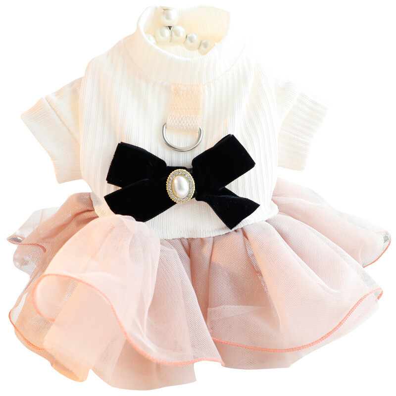 Odjeća za pse Jesenska haljina princeze mačke Anna Pahuljasta vjenčanica Slatka vučna plišana mala psića 5322