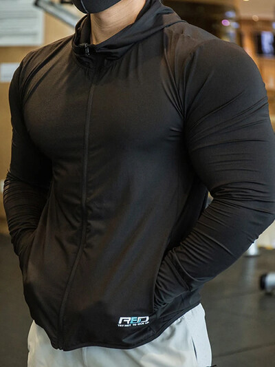 Nova fitness trenirka Sportska majica s kapuljačom za trčanje Joggers u teretani s kapuljačom Sportska odjeća za vježbanje na otvorenom Gornji dio trenirke