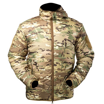 Tactical Winter Jacket Ανδρικά Κυνηγετικά Μπουφάν Καμουφλάζ με κουκούλα Ανδρικό Ελαφρύ Ζεστό Θερμικό Ανδρικό παλτό για εξωτερικούς χώρους Plus Size S-5XL