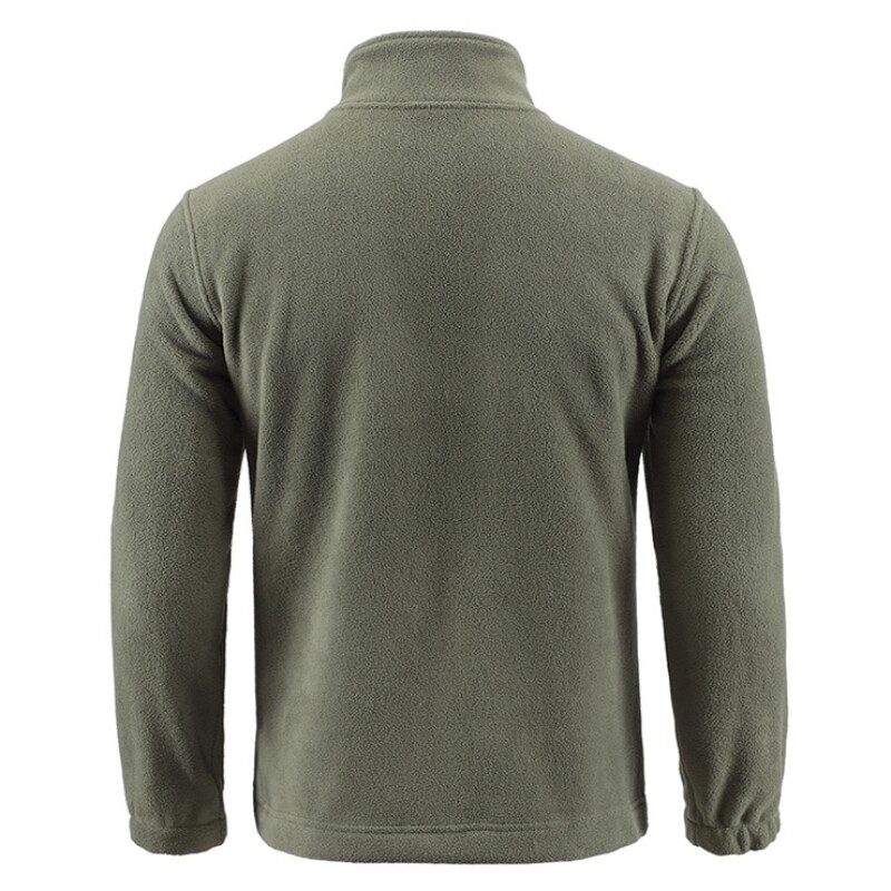 Lauko taktinės kamufliažinės vilnos striukės Vyriškos kamufliažinės kamufliažinės striukės terminis poliarinis minkštas paltas, atsparus vėjui, turistams žygiams, medžioklei