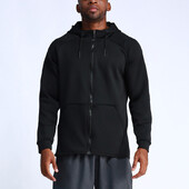 Muška ležerna sportska jakna s kapuljačom Proljeće Jesen Kaput za trčanje na otvorenom Gym Fiess Odjeća za vježbanje Top Znoj Prozračna