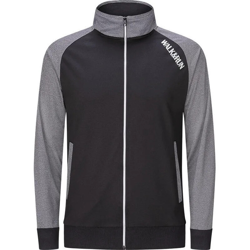 Vodootporna sportska, ležerna jakna s patentnim zatvaračem, stojeći ovratnik, široka za trčanje, košarku, nogomet, trening otvorenog stila