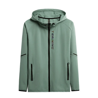 2022 Jesen Proljeće Sportska jakna od najlona od spandeksa Muška ležerna jakna otporna na vjetar za aktivnosti na otvorenom Logo Prilagodljiva vježba za vježbanje