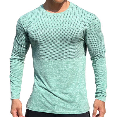 Brzo sušeća majica za fitness u teretani Muškarci Sport za trčanje Majica dugih rukava Trenerke Majice s kratkim rukavima Jesenska muška odjeća za trening bodybuildinga