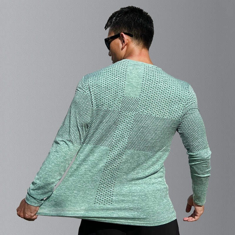 Brzo sušeća majica za fitness u teretani Muškarci Sport za trčanje Majica dugih rukava Trenerke Majice s kratkim rukavima Jesenska muška odjeća za trening bodybuildinga