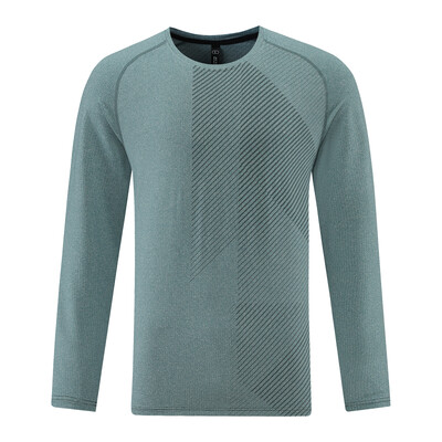 Muški printovi dugih rukava Ležerne sportske brzosušeće majice za trčanje Prozračna sportska odjeća za teretanu Visokokvalitetne duge majice za vježbanje