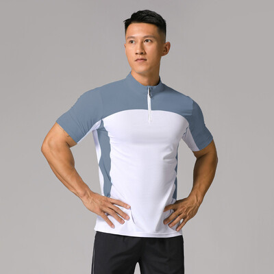 Pánske tričká na fitness a kulturistiku s krátkym rukávom, rýchloschnúce, tréningové, priedušné, tričko, športové, bežecké, joggingové, športové, top