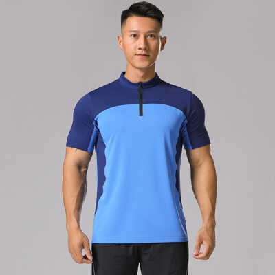 Pánske tričká na fitness a kulturistiku s krátkym rukávom, rýchloschnúce, tréningové, priedušné, tričko, športové, bežecké, joggingové, športové, top