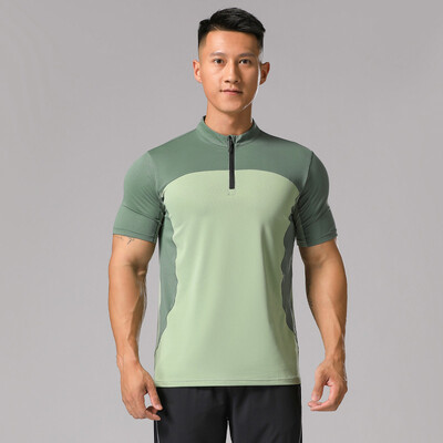 Pánske tričká na fitness a kulturistiku s krátkym rukávom, rýchloschnúce, tréningové, priedušné, tričko, športové, bežecké, joggingové, športové, top