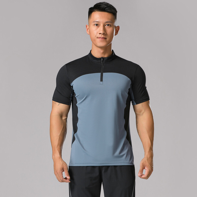 Pánske tričká na fitness a kulturistiku s krátkym rukávom, rýchloschnúce, tréningové, priedušné, tričko, športové, bežecké, joggingové, športové, top