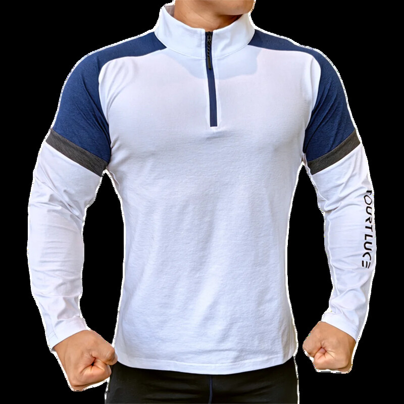 Muška kompresijska majica za trčanje Prozračna elastična majica dugih rukava Uske majice Sportska odjeća za trčanje F4S0