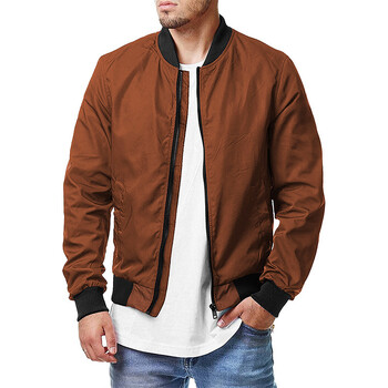 Ανοιξιάτικο φθινόπωρο 2024 Casual Solid Fashion Slim Bomber Jacket Ανδρικό παλτό Νέα άφιξη Μπουφάν μπέιζμπολ Ανδρικό μπουφάν 5XL Top